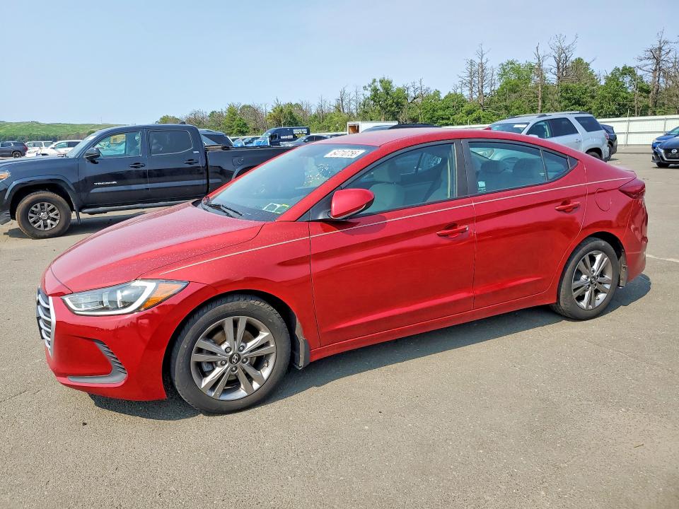 HYUNDAI ELANTRA 2018 с VIN KMHD84LF6JU677528 - Снимка от търг