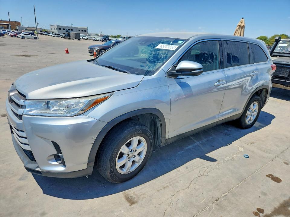 TOYOTA HIGHLANDER 2019 with VIN 5TDZZRFH8KS295685 - Photo from auction