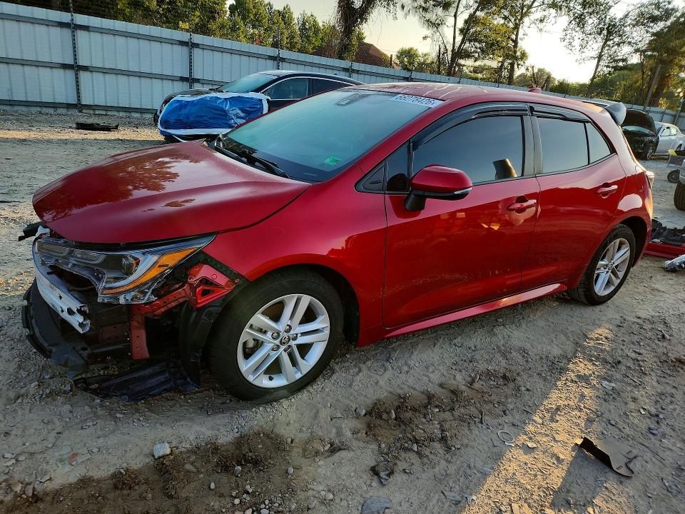 TOYOTA COROLLA HATCHBACK 2022 with VIN JTND4MBE2N3180525 - Photo from auction
