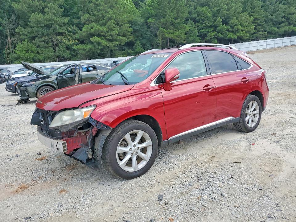 LEXUS RX 2012 with VIN 2T2ZK1BA9CC074424 - Photo from auction