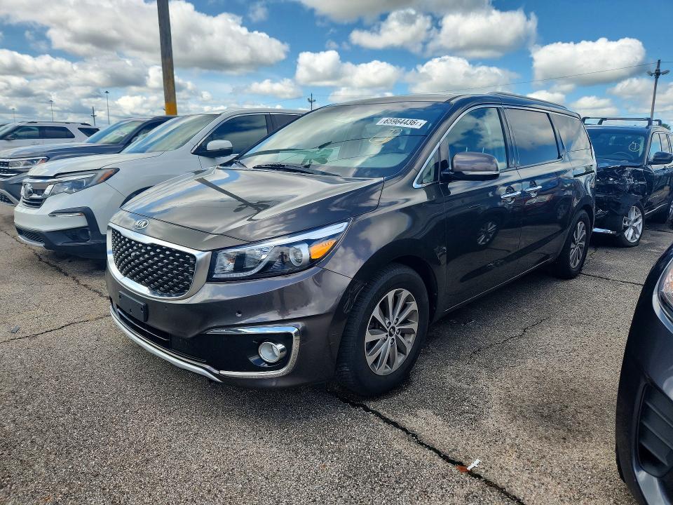 KIA SEDONA 2015 with VIN KNDME5C18F6027201 - Photo from auction