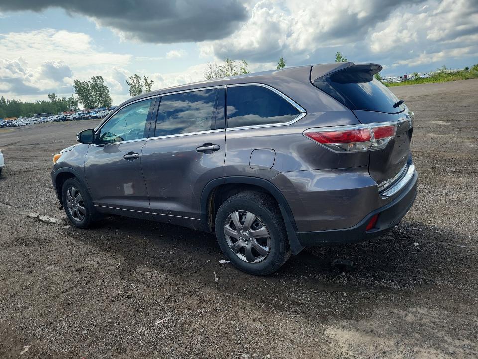 Фото 2 с аукциона – 2014 TOYOTA HIGHLANDER с VIN 5TDZKRFH9ES021548