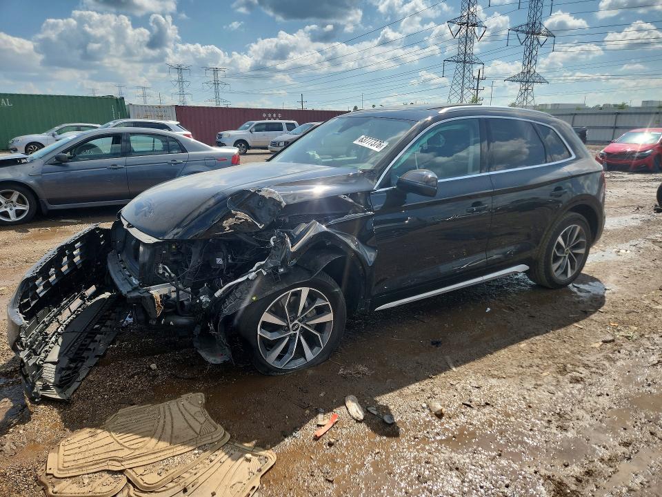 AUDI Q5 2021 with VIN WA1AAAFY7M2082382 - Photo from auction