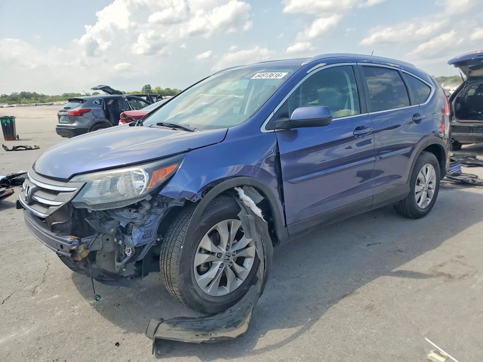 HONDA CR-V 2014 with VIN 2HKRM4H74EH607257 - Photo from auction