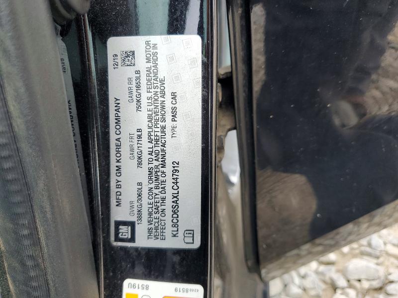 Photo 14 from auction – 2020 CHEVROLET SPARK with VIN KL8CD6SAXLC447912