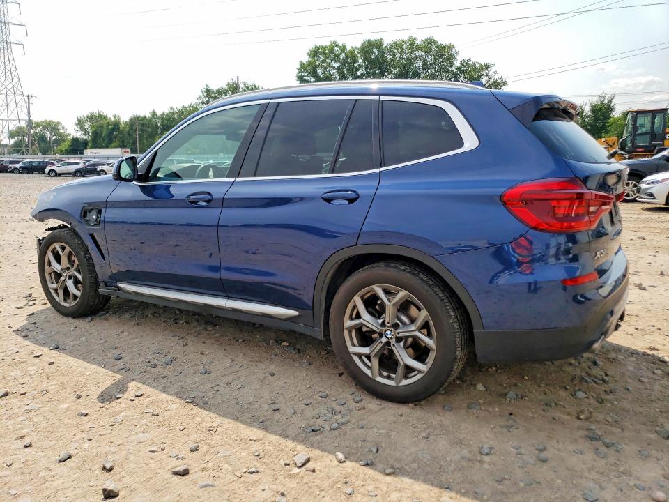 Photo 2 from auction – 2021 BMW X3 with VIN 5UXTS1C01M9E85552