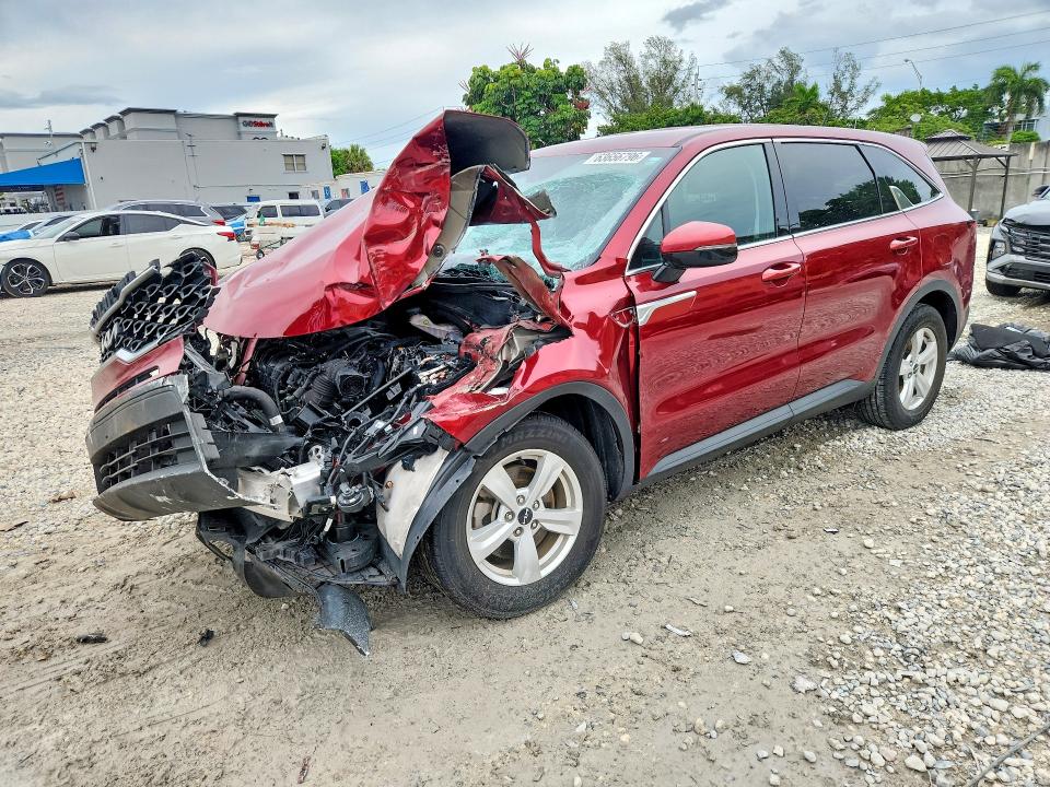 KIA SORENTO 2023 with VIN 5XYRG4LC8PG203805 - Photo from auction