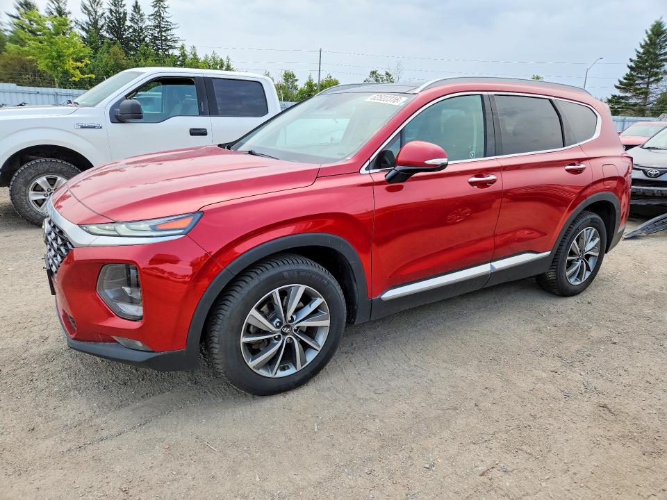 HYUNDAI SANTA FE 2019 with VIN 5NMS3CAA1KH049512 - Photo from auction