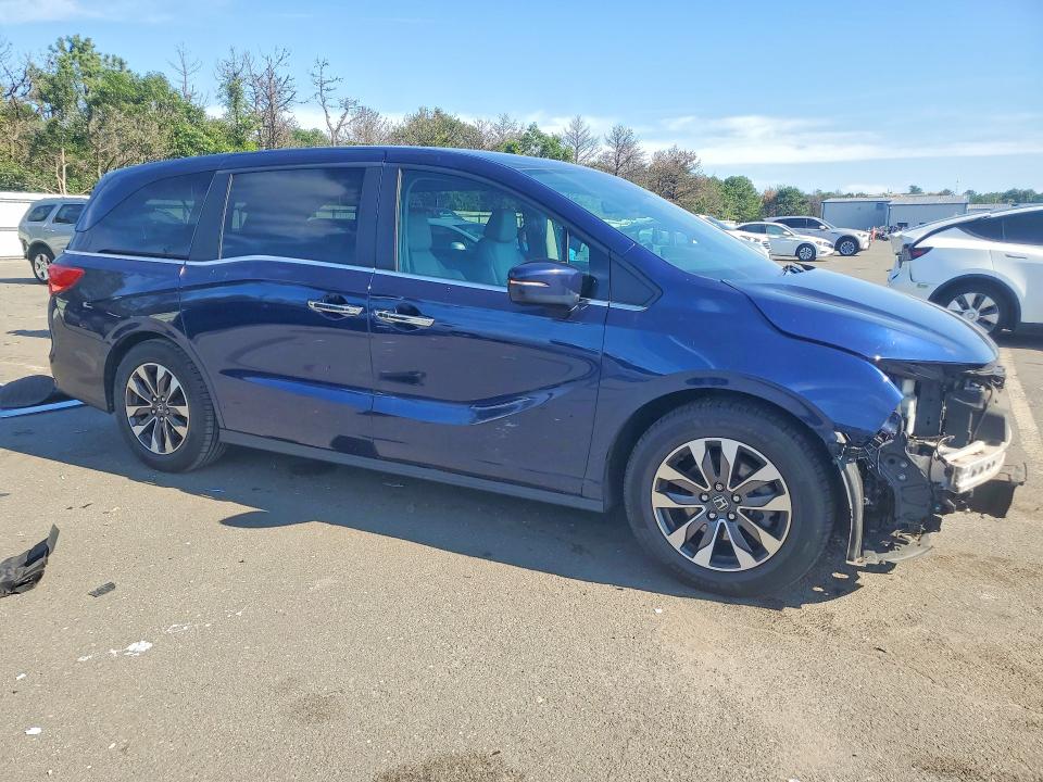 Photo 4 from auction – 2022 HONDA ODYSSEY with VIN 5FNRL6H79NB020307