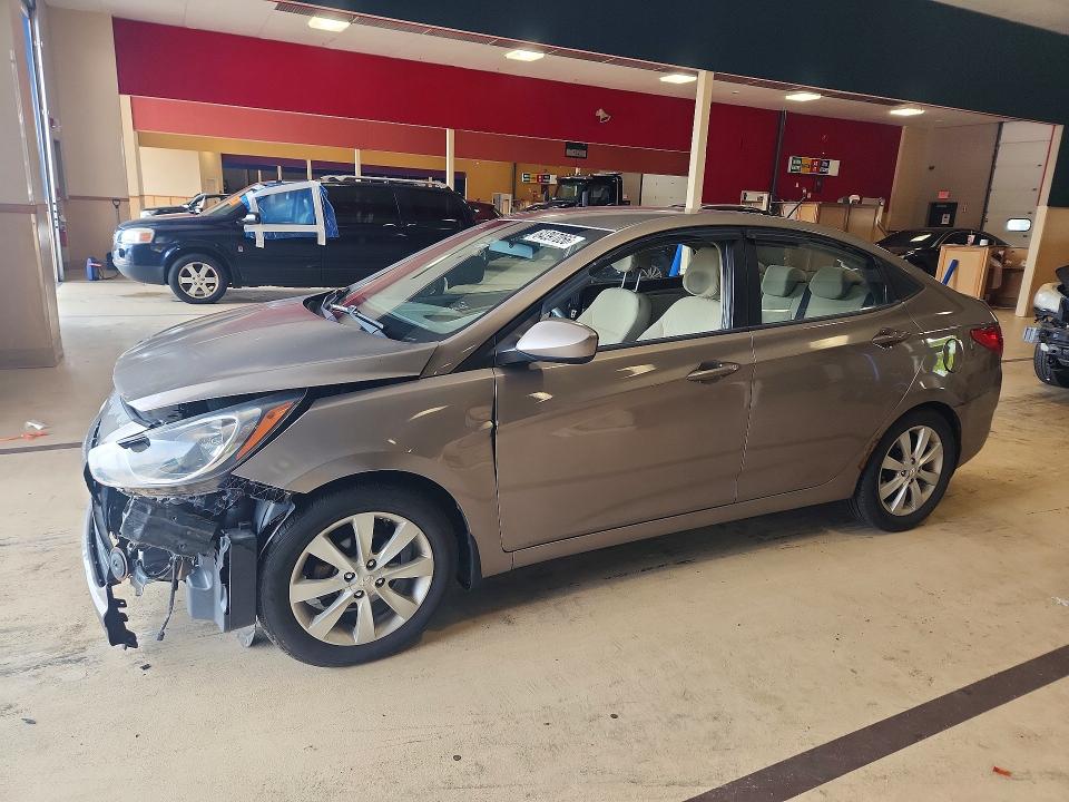 HYUNDAI ACCENT 2012 with VIN KMHCU4AE8CU118566 - Photo from auction
