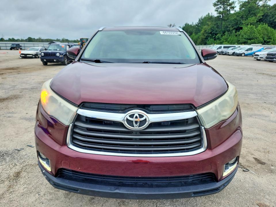 Photo 5 from auction – 2014 TOYOTA HIGHLANDER with VIN 5TDYKRFH3ES008290