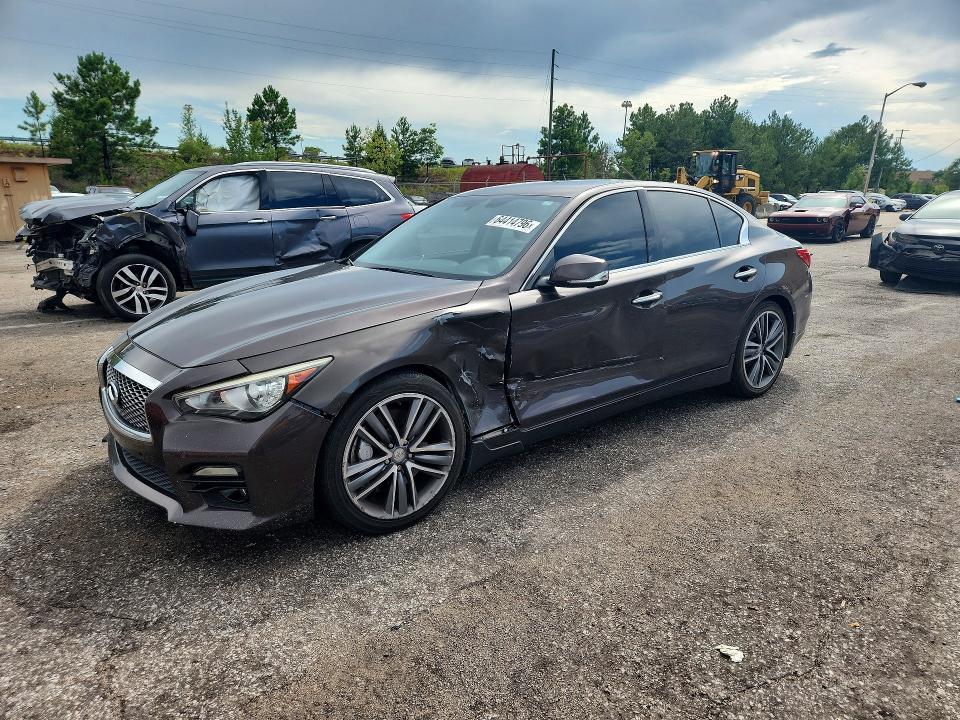 Photo 1 from auction – 2014 INFINITI Q50 with VIN JN1BV7AP3EM670272