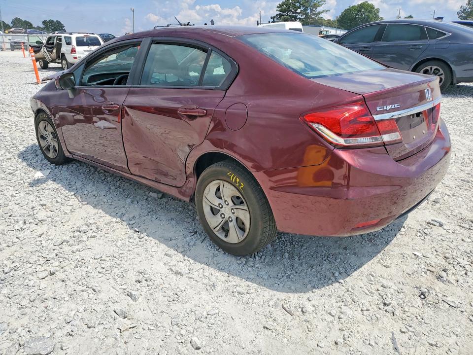 Photo 2 from auction – 2015 HONDA CIVIC with VIN 19XFB2F51FE109277