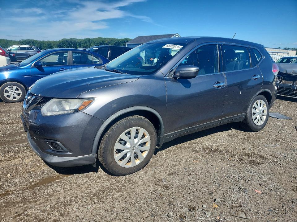 NISS ROGUE 2015 with VIN KNMAT2MVXFP564834 - Photo from auction