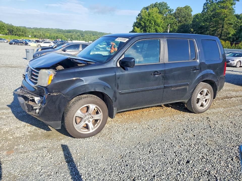 HONDA PILOT 2013 with VIN 5FNYF3H75DB001608 - Photo from auction