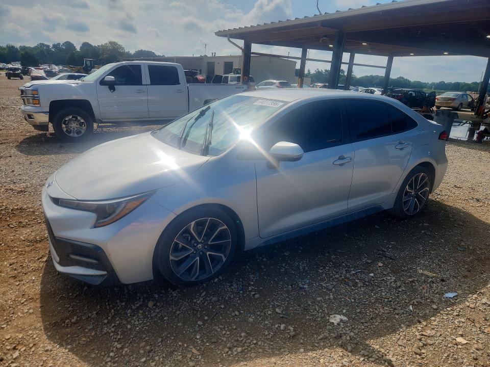 TOYOTA COROLLA 2020 with VIN 5YFS4RCE3LP056128 - Photo from auction