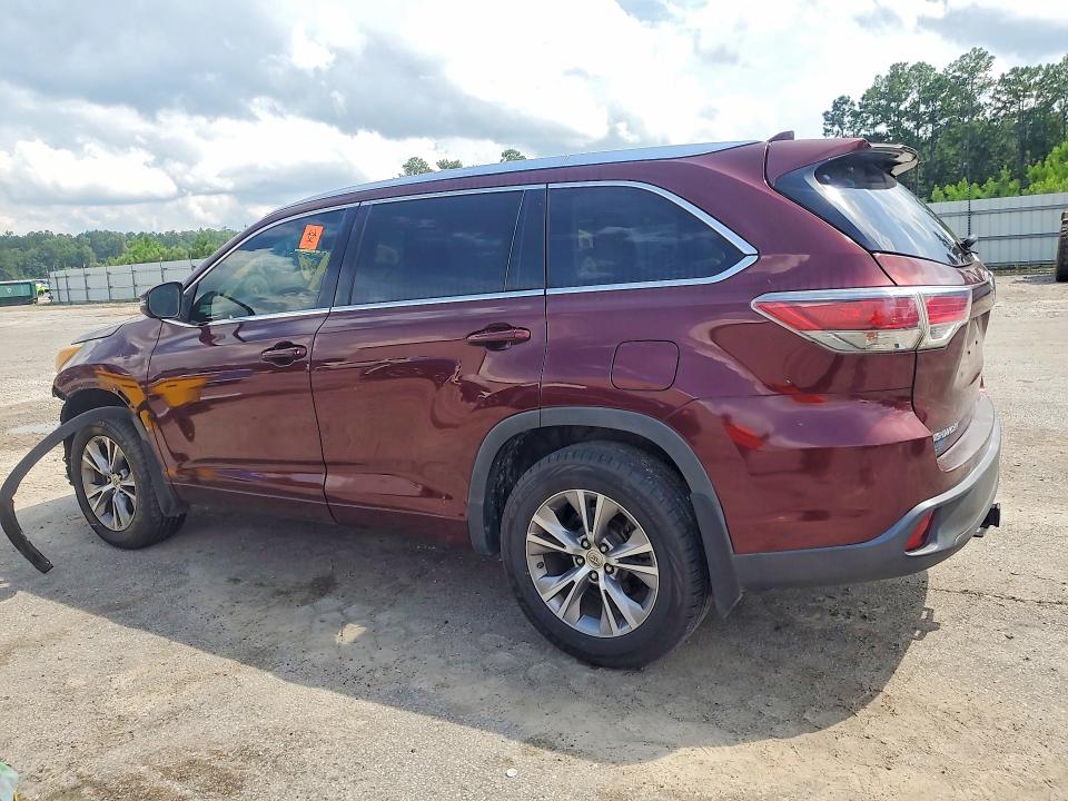 Фото 2 с аукциона – 2015 TOYOTA HIGHLANDER с VIN 5TDKKRFH0FS080104