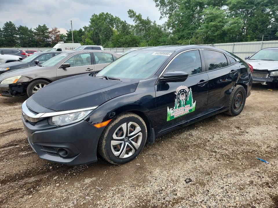 HONDA CIVIC 2017 with VIN 19XFC2F59HE062483 - Photo from auction