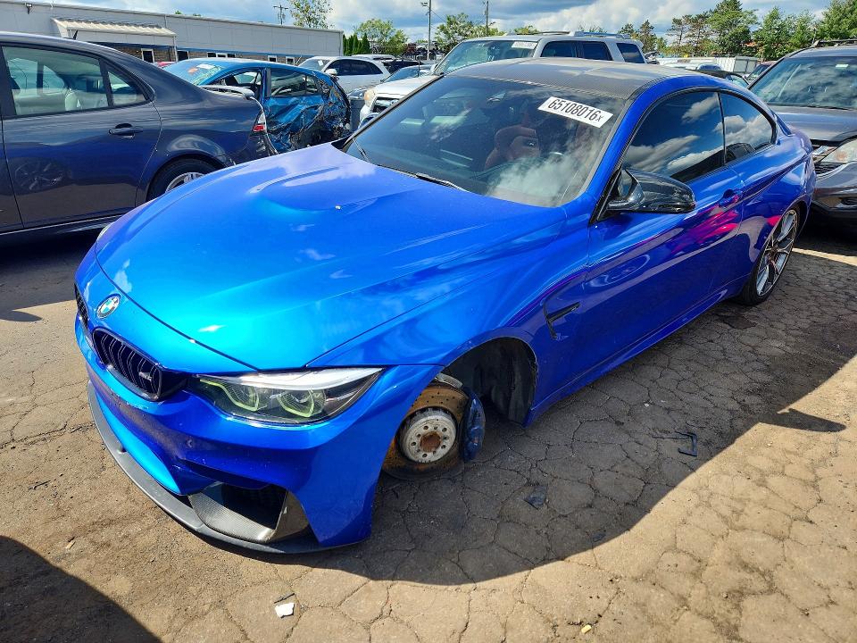 BMW M4 2020 with VIN WBS4Y9C0XLFH64784 - Photo from auction