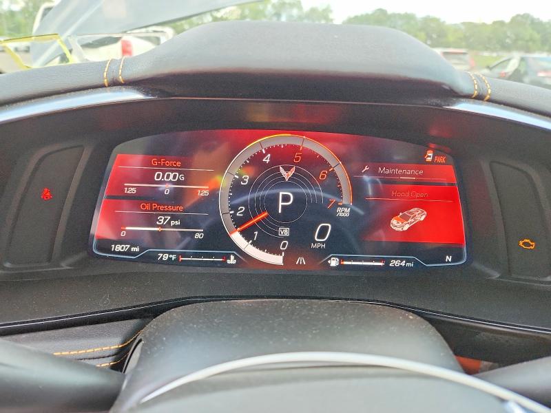 Photo 9 from auction – 2024 CHEVROLET CORVETTE with VIN 1G1YB2D41R5111459