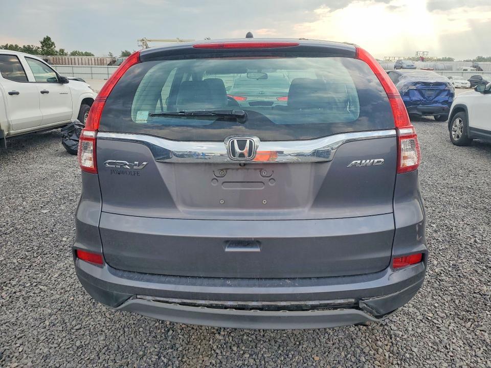 Photo 6 from auction – 2016 HONDA CR-V with VIN 5J6RM4H38GL008156