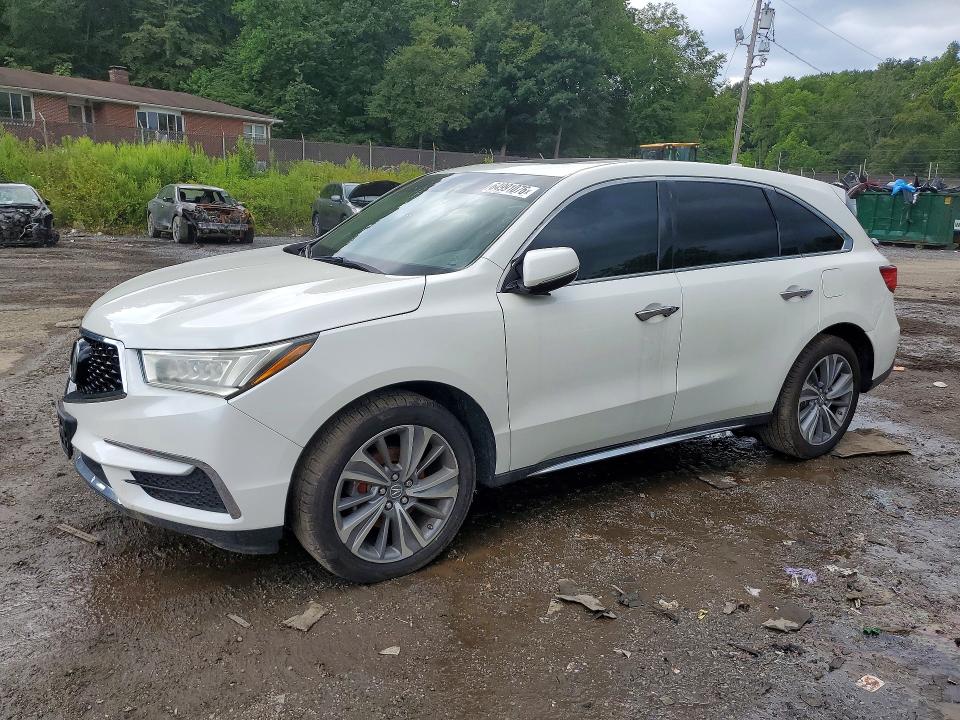 ACURA MDX 2017 with VIN 5FRYD4H59HB007278 - Photo from auction