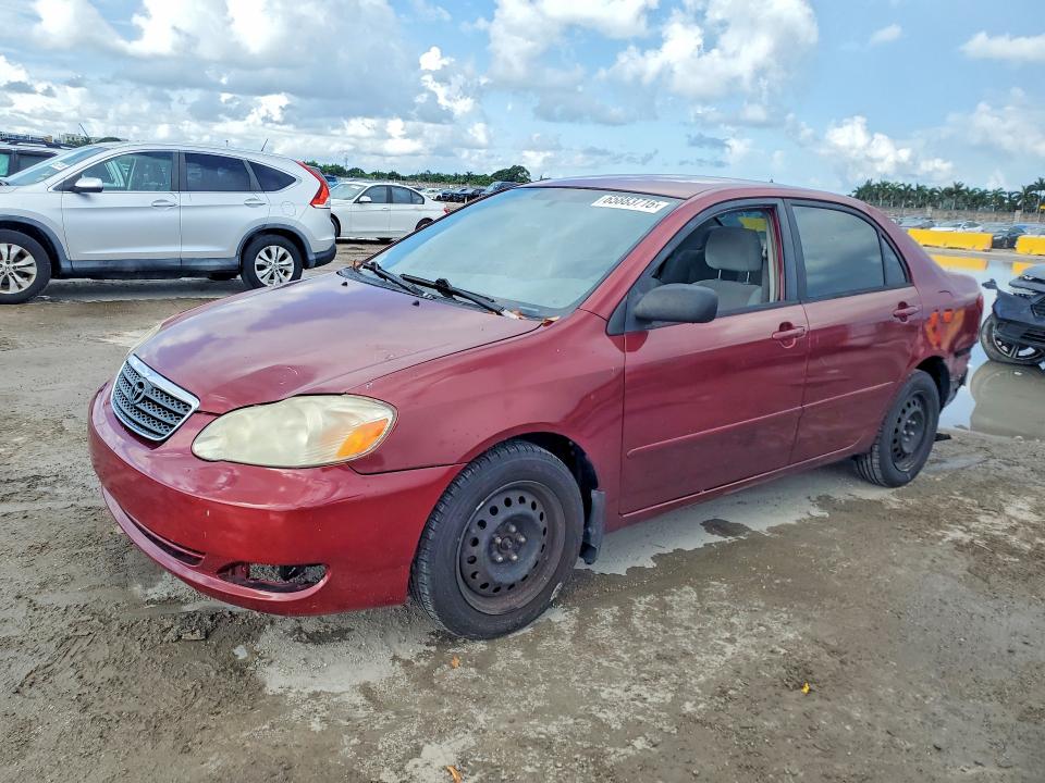 TOYOTA COROLLA 2008 with VIN 1NXBR32E88Z044384 - Photo from auction