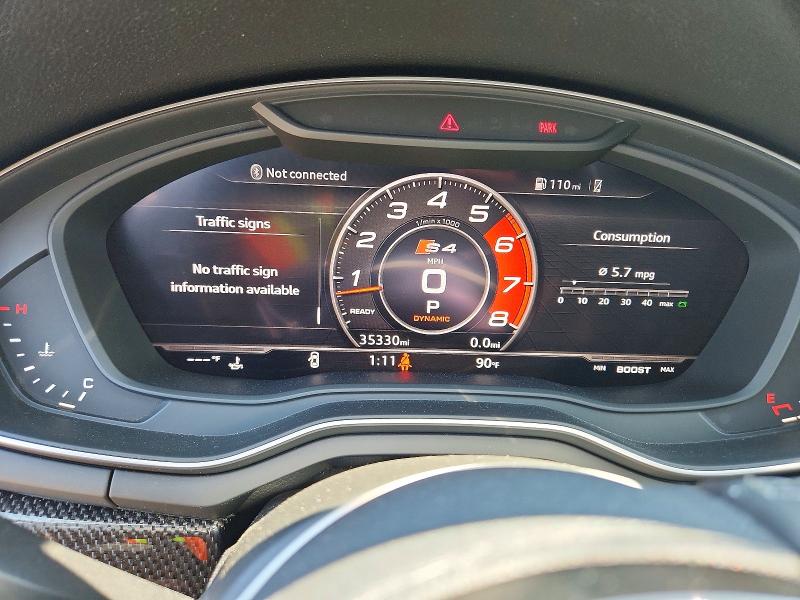 Photo 9 from auction – 2019 AUDI S4 with VIN WAUB4AF44KA026043