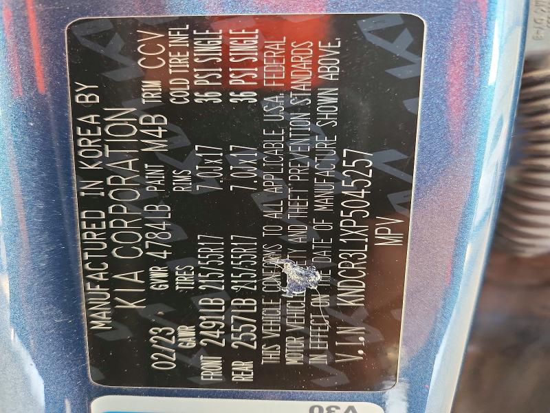 Photo 14 from auction – 2023 KIA NIRO with VIN KNDCR3L1XP5045257