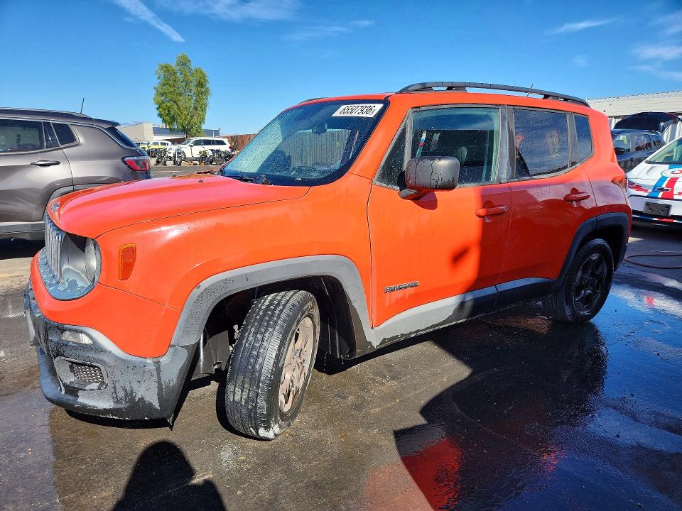 JEEP RENEGADE 2017 with VIN ZACCJAAB9HPF32210 - Photo from auction