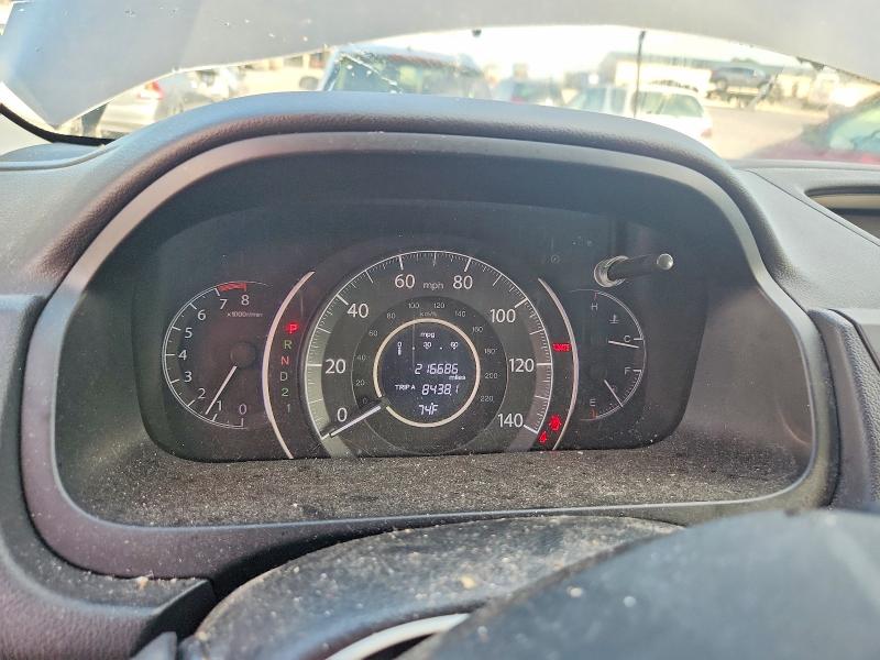 Photo 9 from auction – 2012 HONDA CR-V with VIN JHLRM4H70CC003443