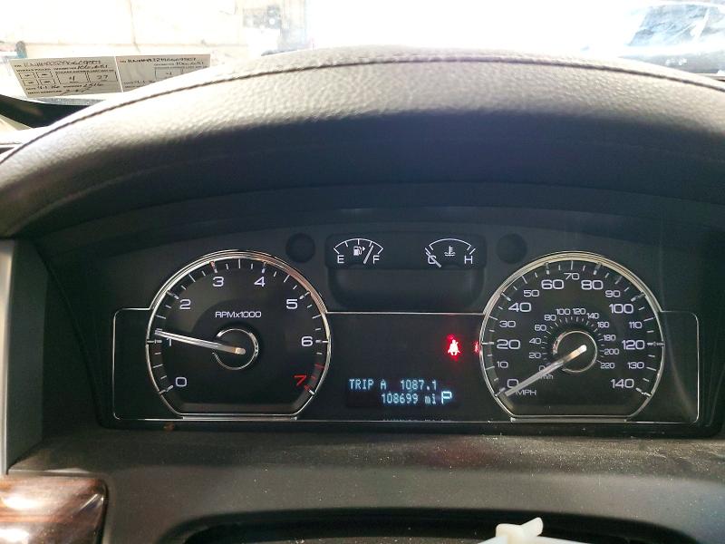Photo 9 from auction – 2009 LINCOLN MKS with VIN 1LNHM93R19G609507