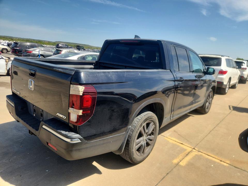 Photo 3 from auction – 2019 HONDA RIDGELINE with VIN 5FPYK3F18KB040806
