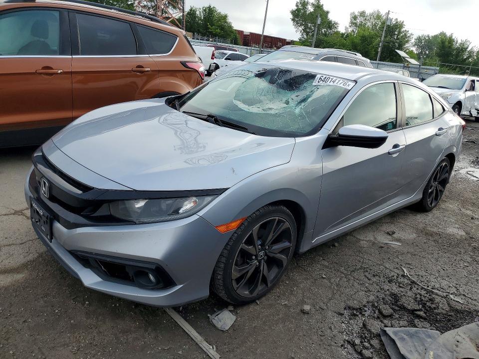 Photo 1 from auction – 2020 HONDA CIVIC with VIN 2HGFC2F81LH589992