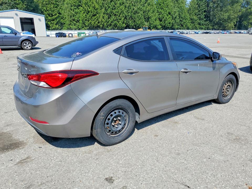 Photo 3 from auction – 2016 HYUNDAI ELANTRA with VIN 5NPDH4AE8GH699144
