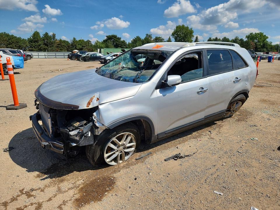 KIA SORENTO 2014 with VIN 5XYKT4A69EG491504 - Photo from auction