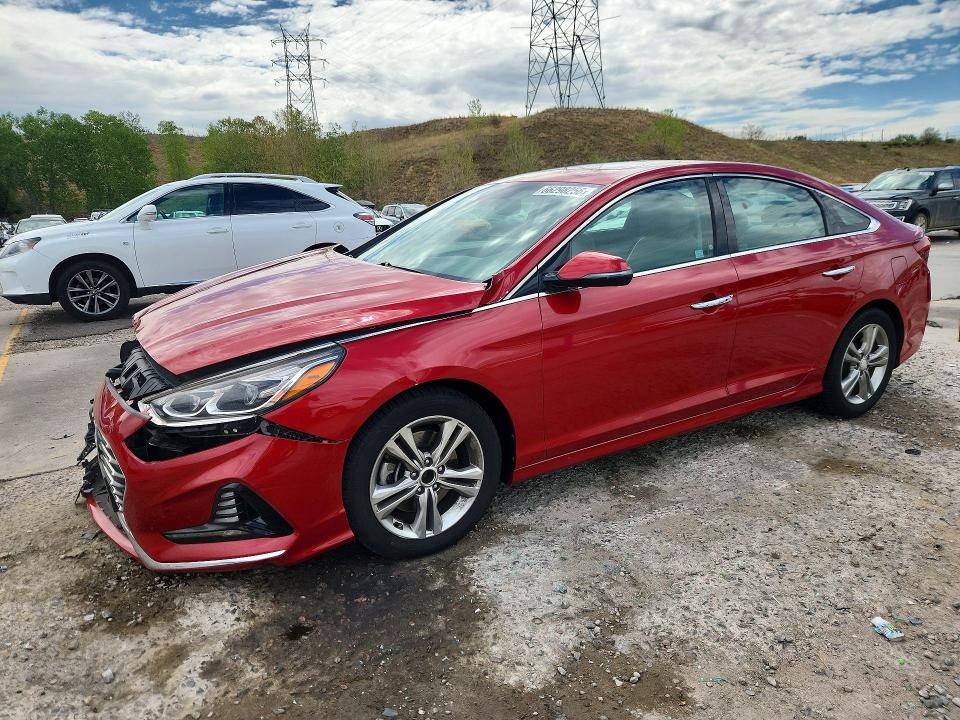 HYUNDAI SONATA 2018 with VIN 5NPE34AF4JH665222 - Photo from auction