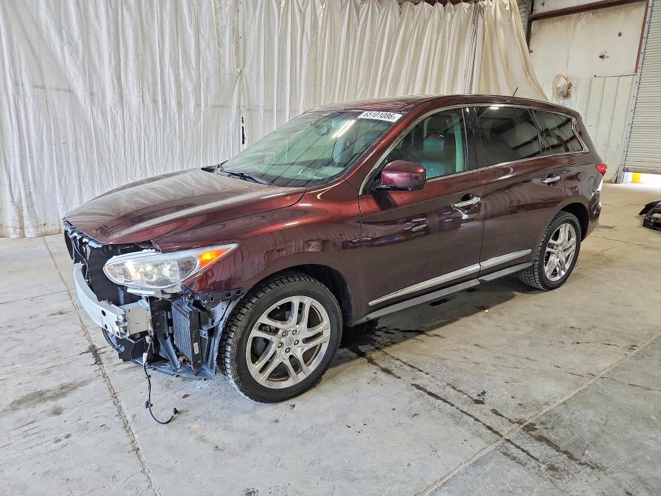 INFINITI JX35 2013 with VIN 5N1AL0MNXDC323005 - Photo from auction