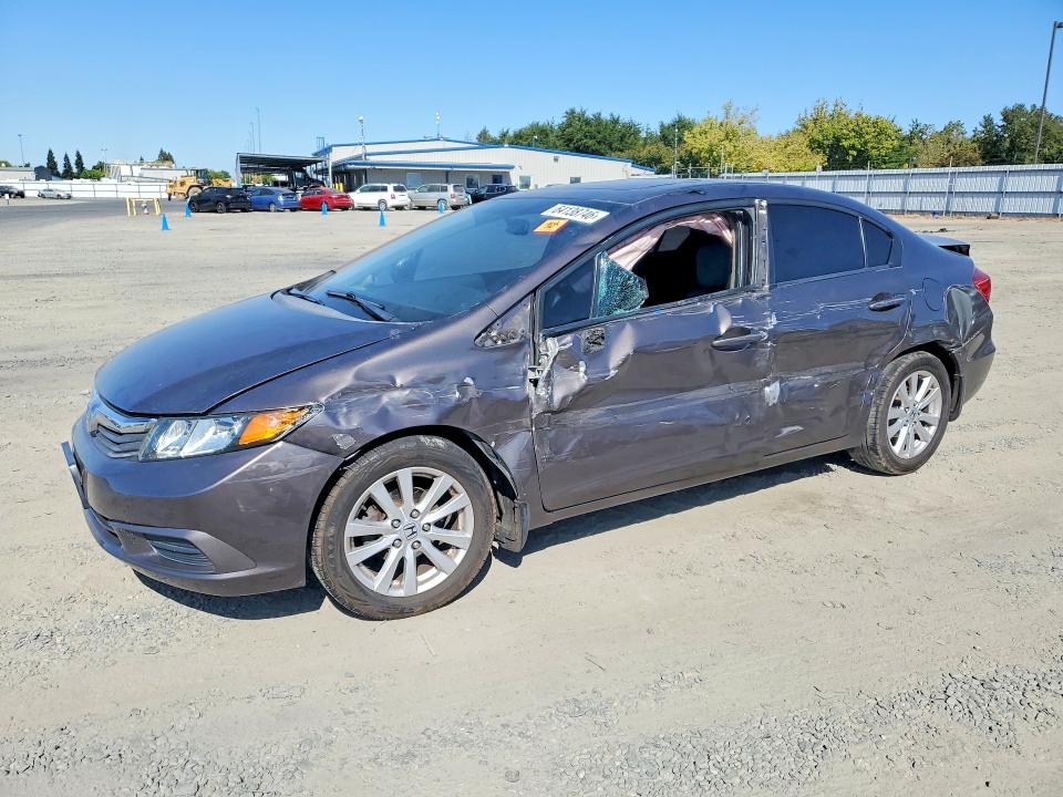 HONDA CIVIC 2012 with VIN 2HGFB2F86CH605509 - Photo from auction