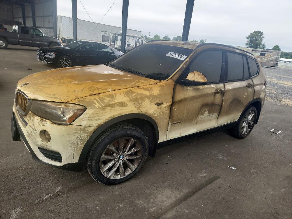 BMW X3 2016 с VIN 5UXWX9C59G0D78427 - Фото с аукциона
