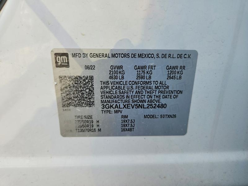 Photo 14 from auction – 2022 GMC TERRAIN with VIN 3GKALXEV5NL252480