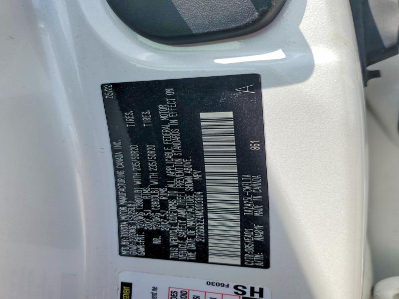 Photo 14 from auction – 2022 LEXUS NX with VIN 2T2GGCEZ4NC003804