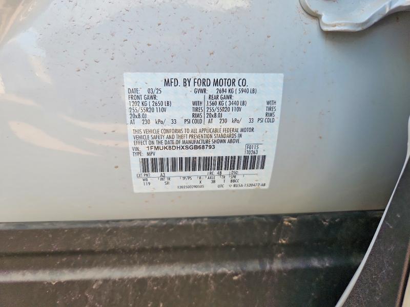 Photo 14 from auction – 2025 FORD EXPLORER with VIN 1FMUK8DHXSGB68793