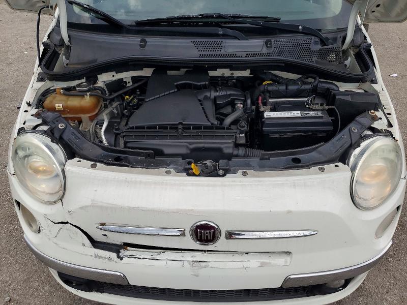 Photo 11 from auction – 2012 FIAT 500 with VIN 3C3CFFER4CT365668
