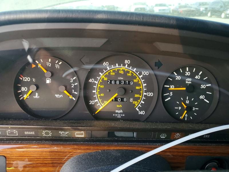 Photo 9 from auction – 1990 MERCEDES-BENZ 350 with VIN WDBCB35D5LA559528