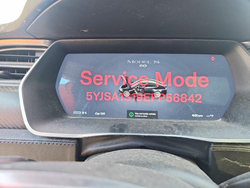 Photo 9 from auction – 2014 TESLA MODEL S with VIN 5YJSA1S19EFP56842