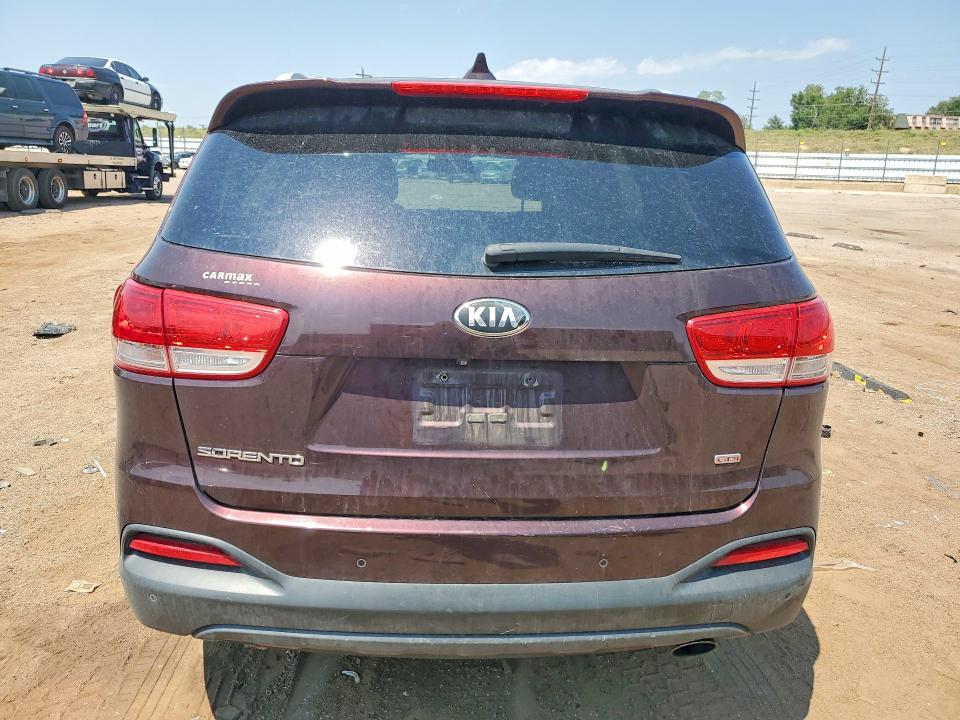 Photo 6 from auction – 2016 KIA SORENTO with VIN 5XYPGDA34GG082829