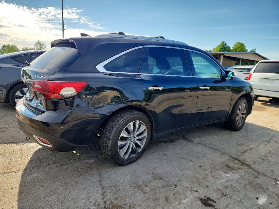Photo 3 from auction – 2014 ACURA MDX with VIN 5FRYD4H49EB036542