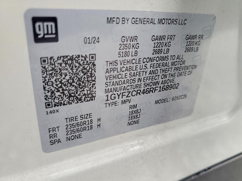 Photo 14 from auction – 2024 CADILLAC XT4 with VIN 1GYFZCR46RF168902