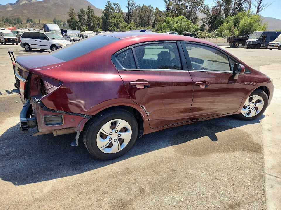 Photo 3 from auction – 2015 HONDA CIVIC with VIN 19XFB2F52FE230223